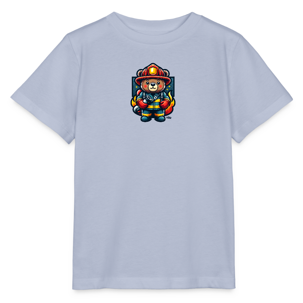 Feuerwehrbär - Kinder Bio-T-Shirt - 3 bis 6 Jahre - Lavendel-Violett