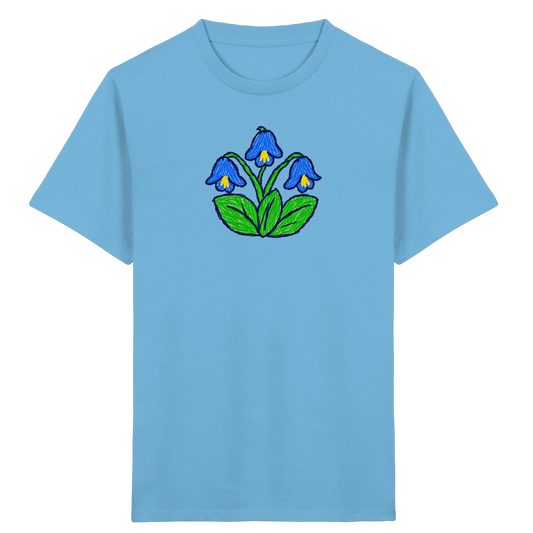 Kritzel Glockenblume Kinder Shirt - Kinder Bio T-Shirt