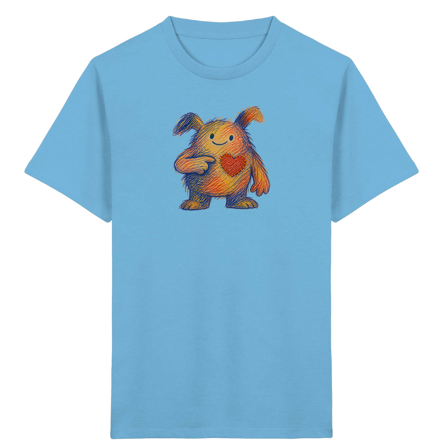 Flickenfreund Monster Kinder Shirt - Kinder Bio T-Shirt