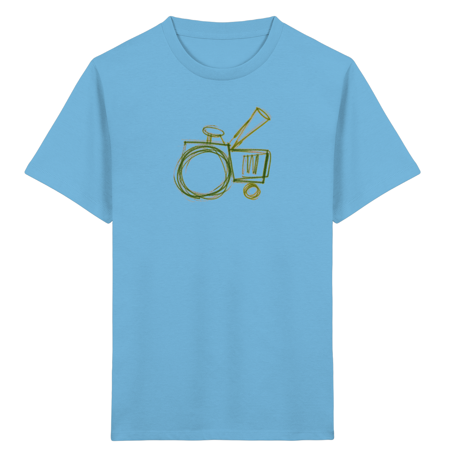 Wackeltraktor mit Schultüte - Kinder Bio T-Shirt
