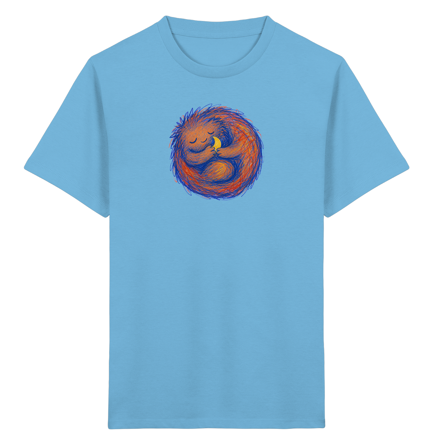 Schlafzottel mit kleinem Mond - Kinder Bio T-Shirt