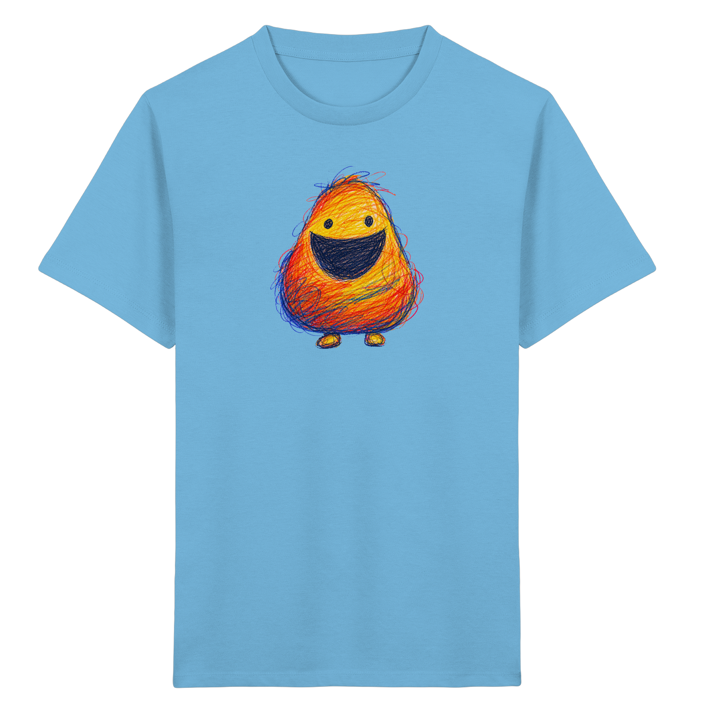Zahnloses Grinsen Monster Shirt - Kinder Bio T-Shirt