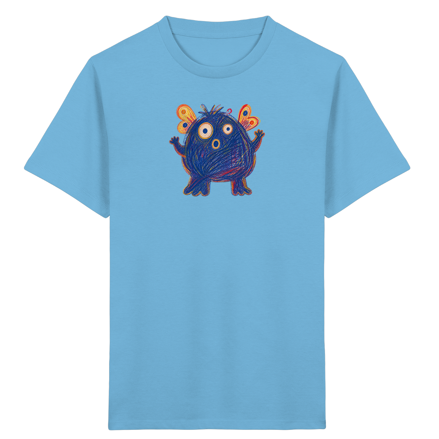 Flatterflauschi mit kleinen Flügeln - Kinder Bio T-Shirt