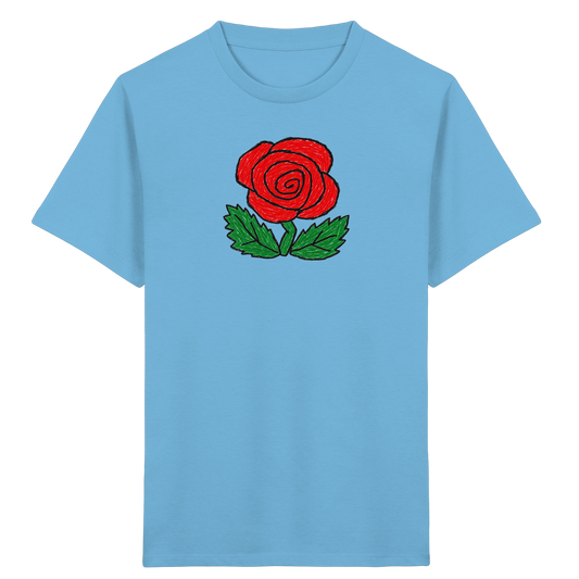 Kritzel-Rose Kinder T-Shirt - Kinder Bio T-Shirt