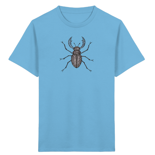 Hirschkäfer von oben - Kinder Bio T-Shirt