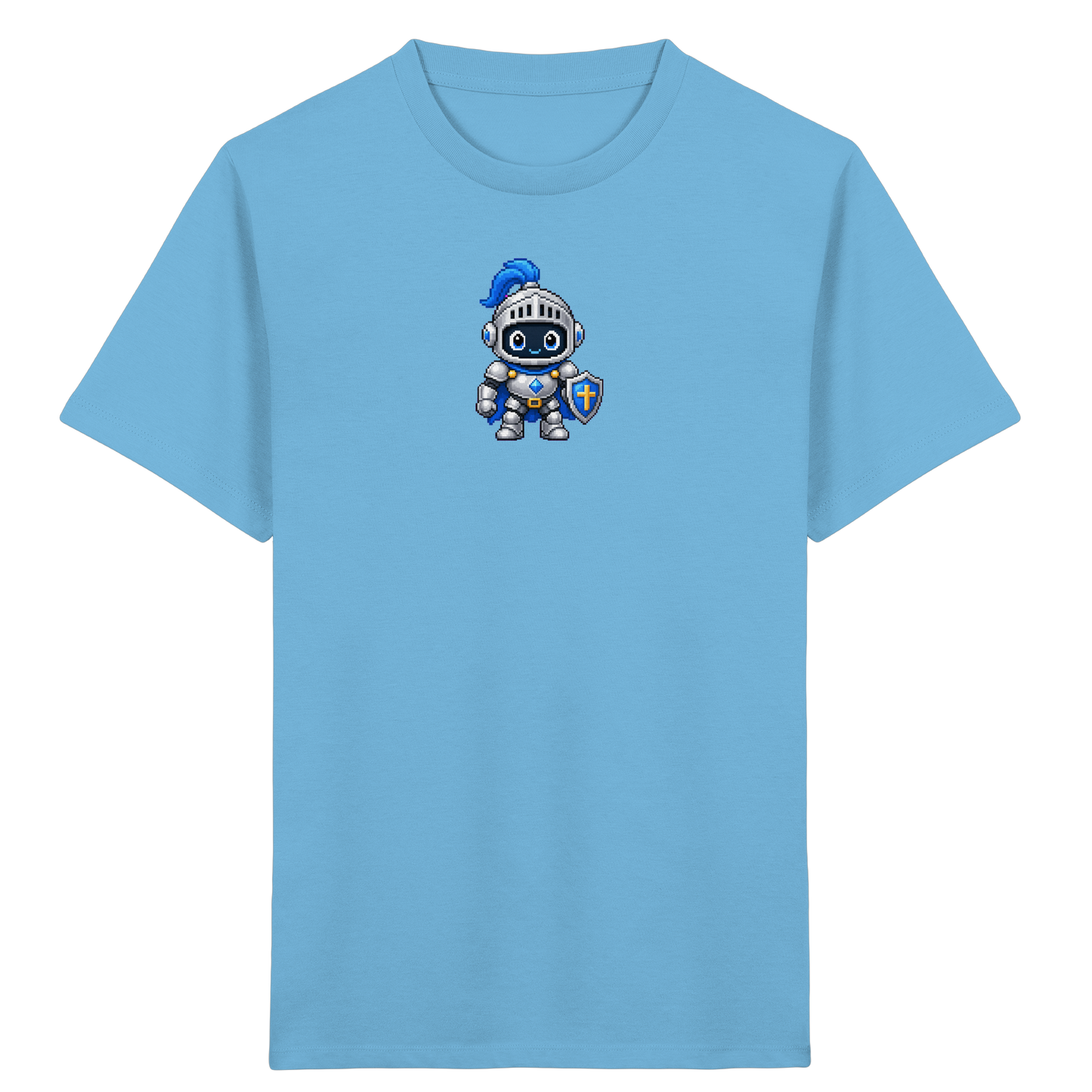 Pixel Ritter T-Shirt: Held im Spiel - Kinder T-Shirt