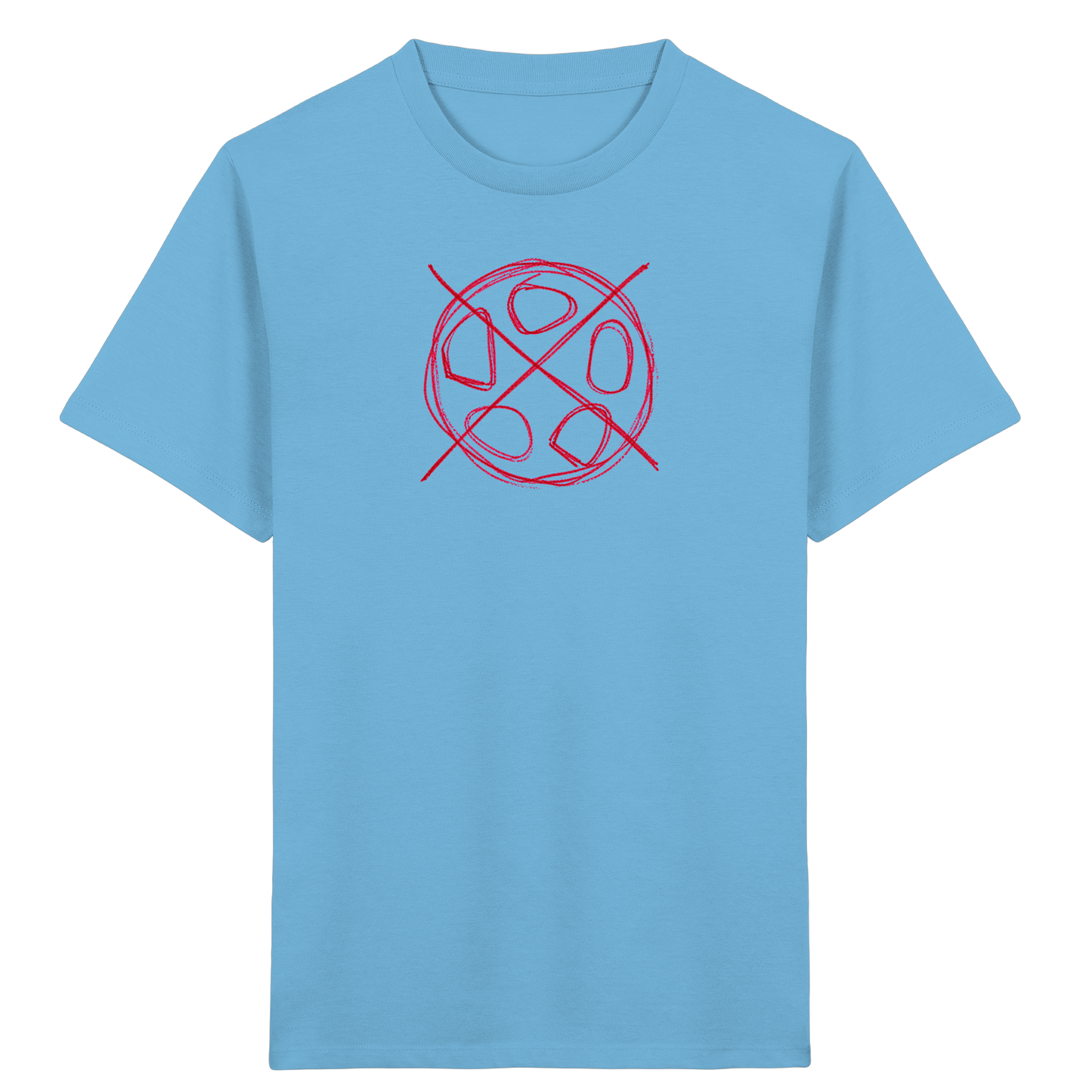 Krakel Fußball mit Stiften - Kinder Bio T-Shirt