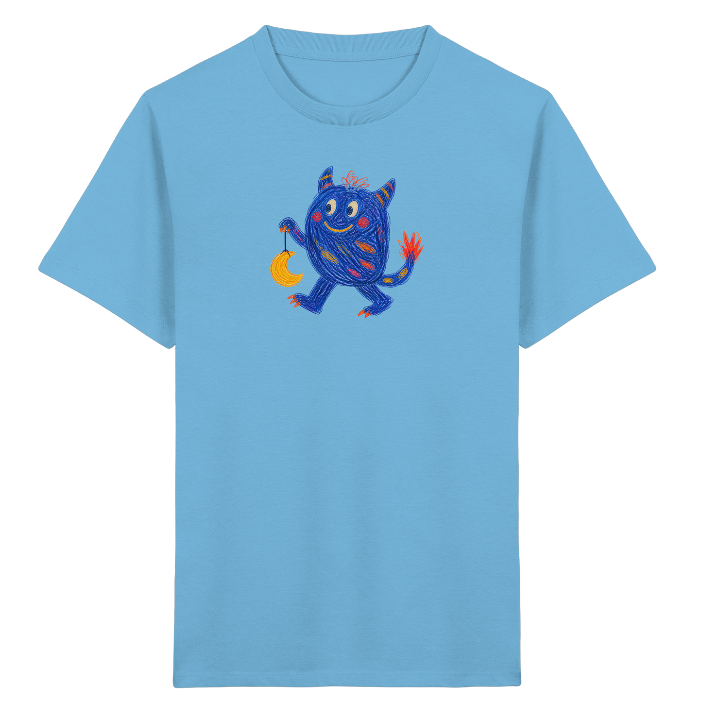 Mondlaterne Monster Kinder T-Shirt - Kinder Bio T-Shirt