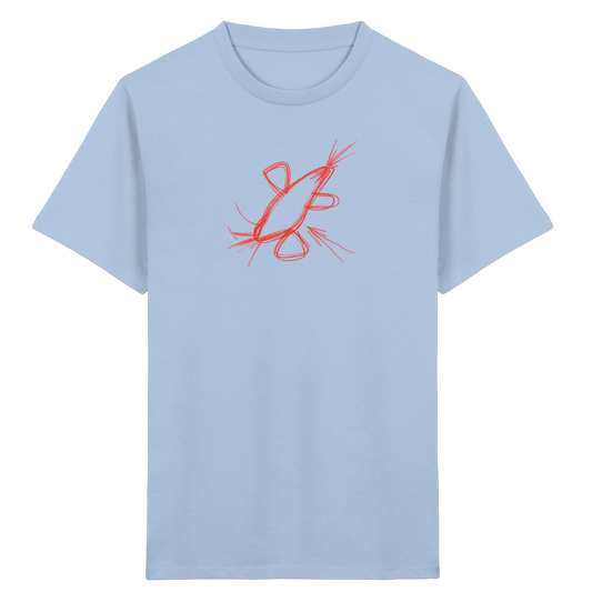 Kupferne Wackelrakete für Kinder - Kinder Bio T-Shirt