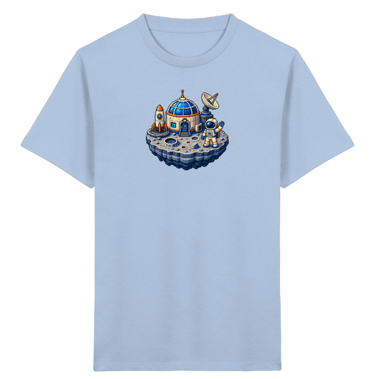 Coole Pixel Mondbasis Kinder T-Shirt - Kinder Bio T-Shirt