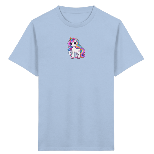 Magisches Einhorn T-Shirt mit Sternen - Kinder Bio T-Shirt