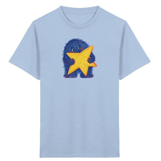 Sternensammler Monster Kinder Shirt - Kinder Bio T-Shirt