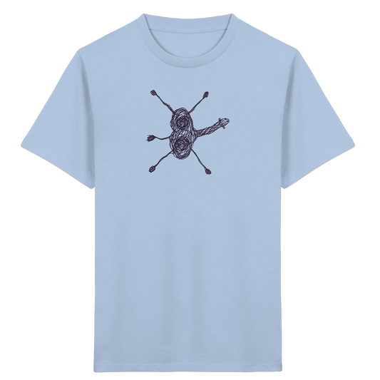 Kamel von oben gezeichnet - Kinder Bio T-Shirt