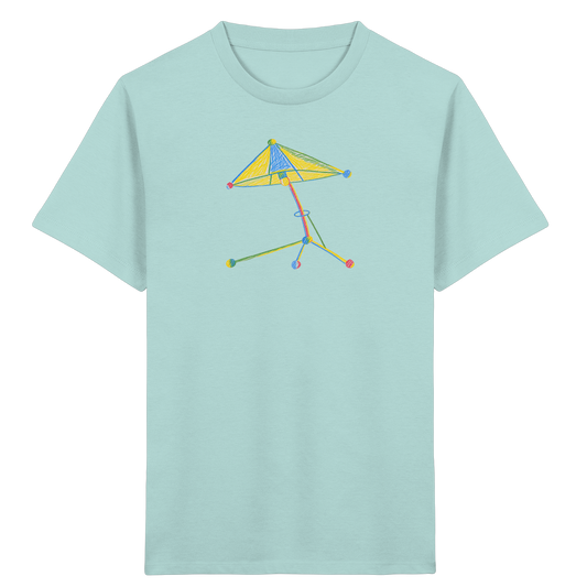 Bunte Farbpunkt Lampe - Kinder Bio T-Shirt