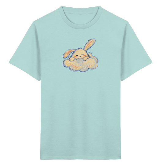 Schlafmonster im weichen Wolkenbett - Kinder Bio T-Shirt