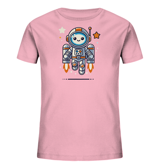 Kinder T-Shirt Astro-Roboter mit Jetpack - Kinder Bio T-Shirt
