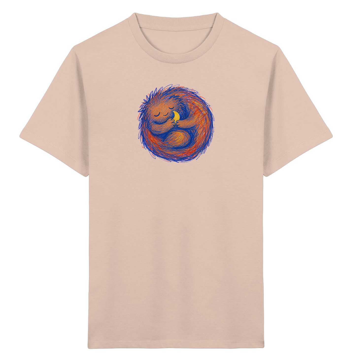 Schlafzottel mit kleinem Mond - Kinder Bio T-Shirt