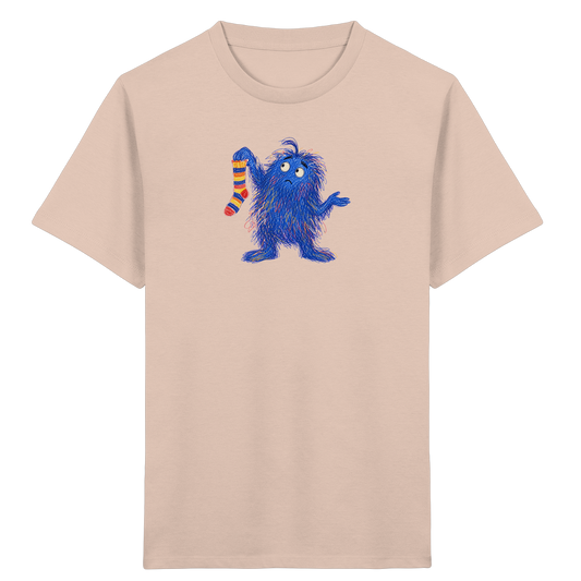 Sockensucher Monster Kinder T-Shirt - Kinder Bio T-Shirt