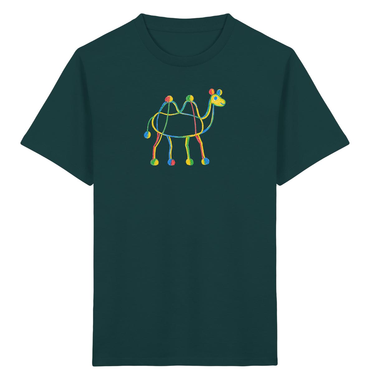 Farbpunkt Kamel Kinder Shirt - Kinder Bio T-Shirt