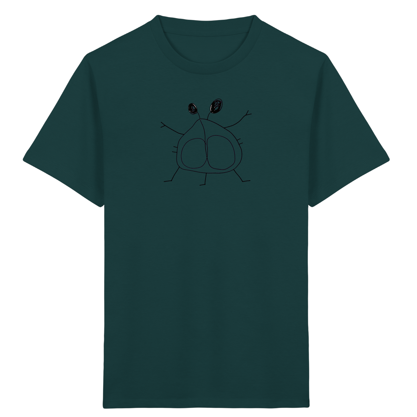 Kinder T-Shirt – Breites Doppelbauch Kreiswesen
