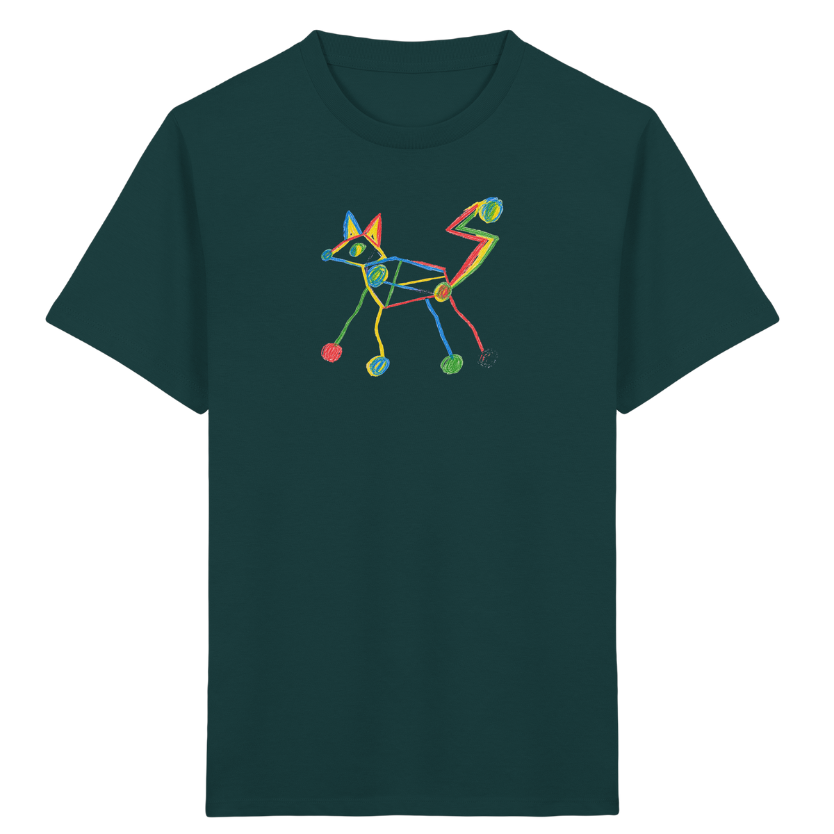 Farbpunkt-Fuchs Kinder Shirt - Kinder Bio T-Shirt