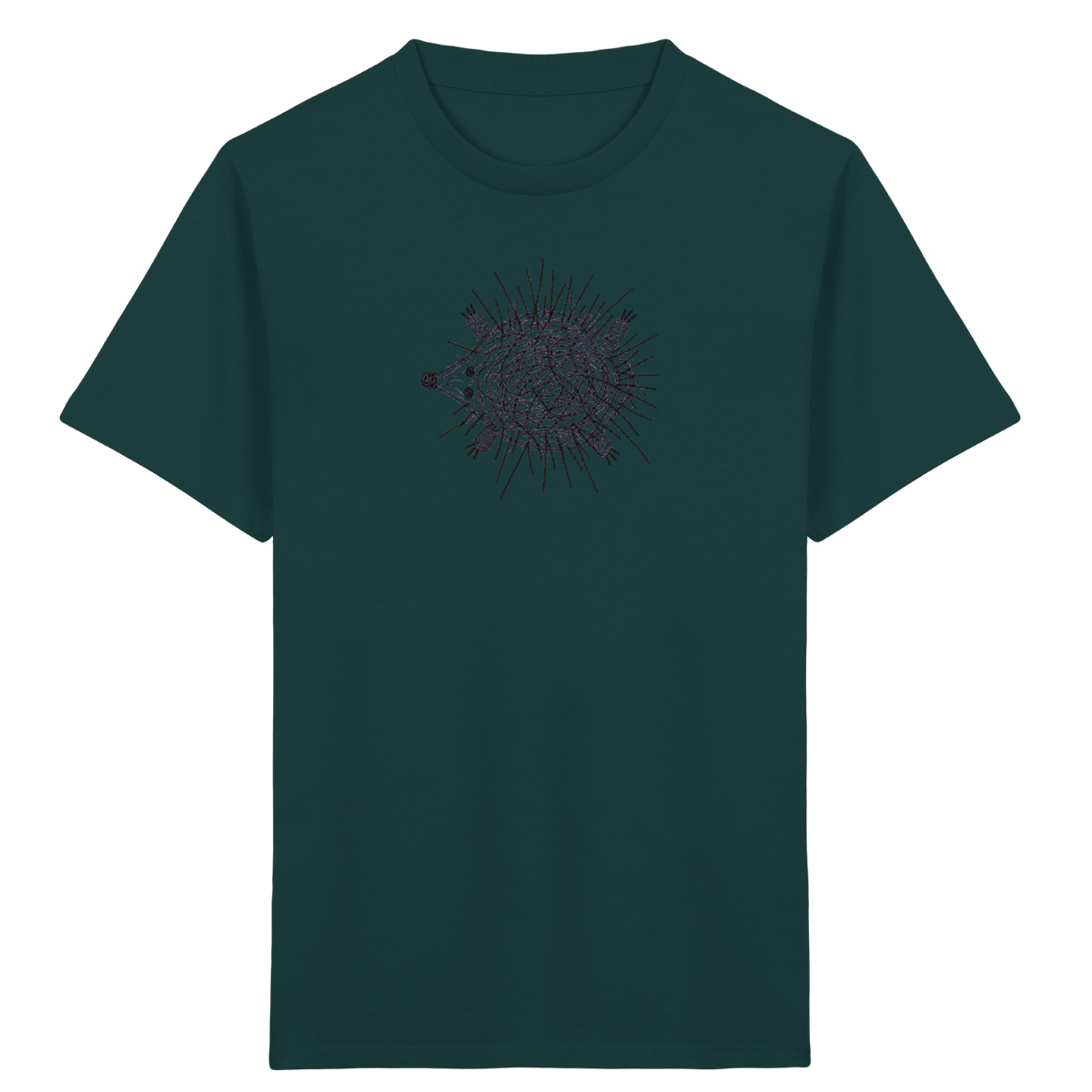 Igel von oben gezeichnet - Kinder Bio T-Shirt