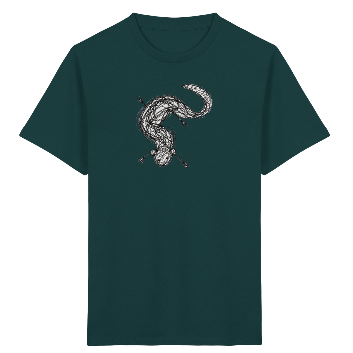 Frettchen von oben Kinder-Shirt - Kinder Bio T-Shirt