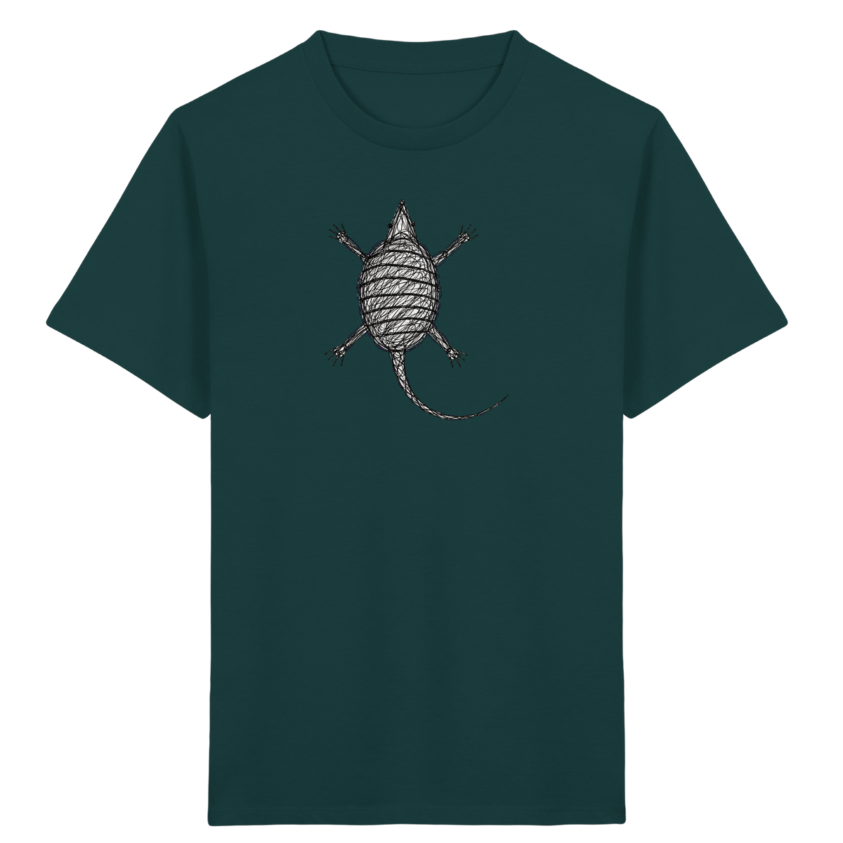 Gürteltier von oben - Kinder Bio T-Shirt