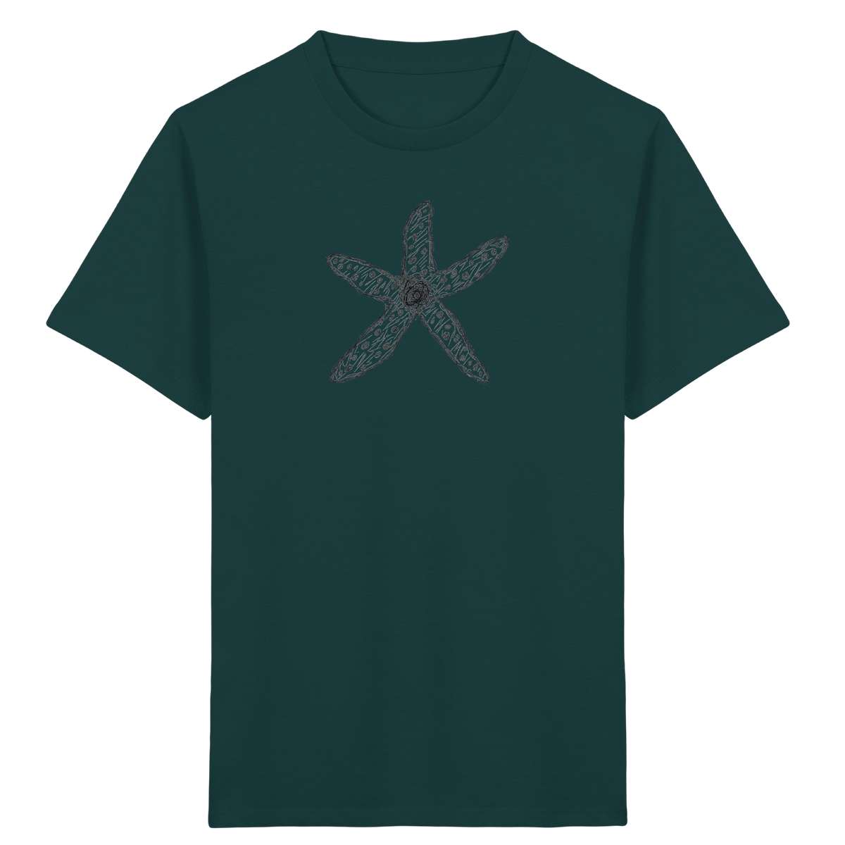 Seestern von oben Kinder T-Shirt - Kinder Bio T-Shirt