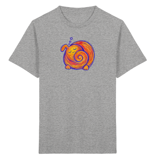 Schnarchkringel Monster Kinder Shirt - Kinder Bio T-Shirt