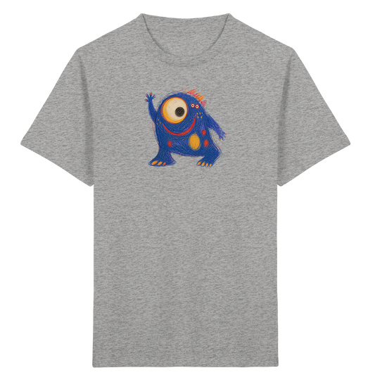 Kullerauge Kritzelmonster Kinder Shirt - Kinder Bio T-Shirt
