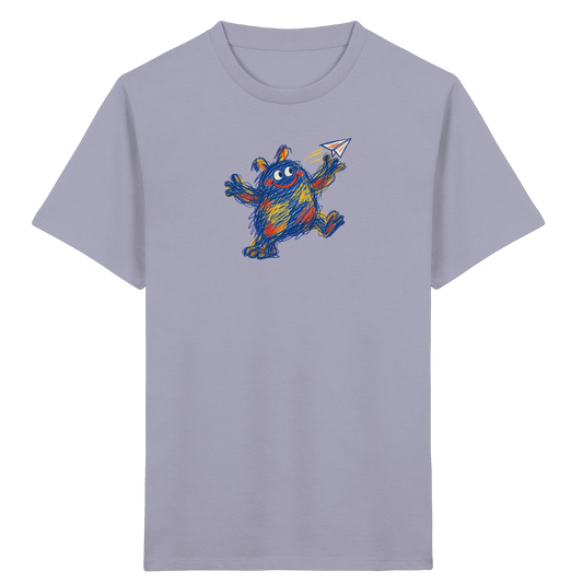 Papierfliegerwerfer Kritzelmonster Kinder Shirt - Kinder Bio T-Shirt