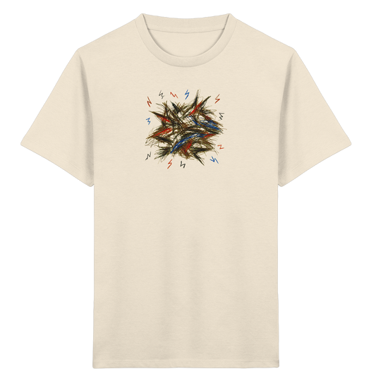 Wildes Energie T-Shirt mit Blitzen - Kinder Bio T-Shirt