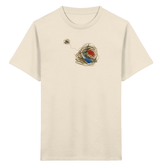 Abstraktes T-Shirt mit kunterbunten Knäueln - Kinder Bio T-Shirt