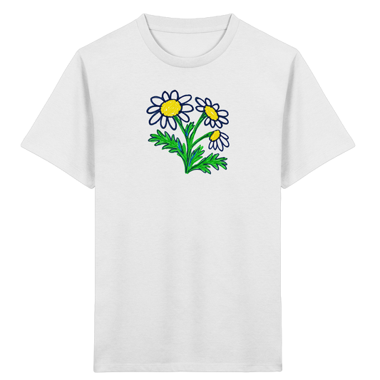 Kritzel-Kamille Kinder T-Shirt - Kinder Bio T-Shirt