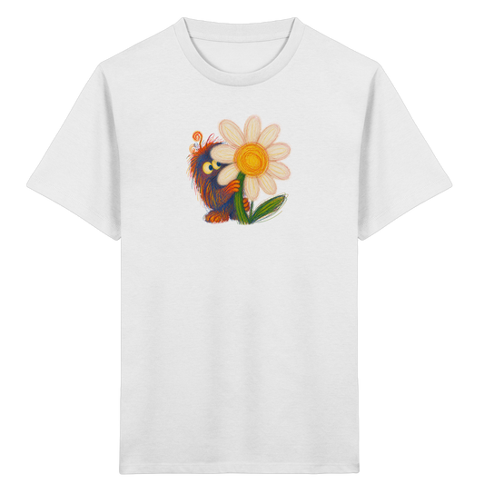 Gänseblümchen Monster Kinder T-Shirt - Kinder Bio T-Shirt