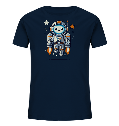 Kinder T-Shirt Astro-Roboter mit Jetpack - Kinder Bio T-Shirt