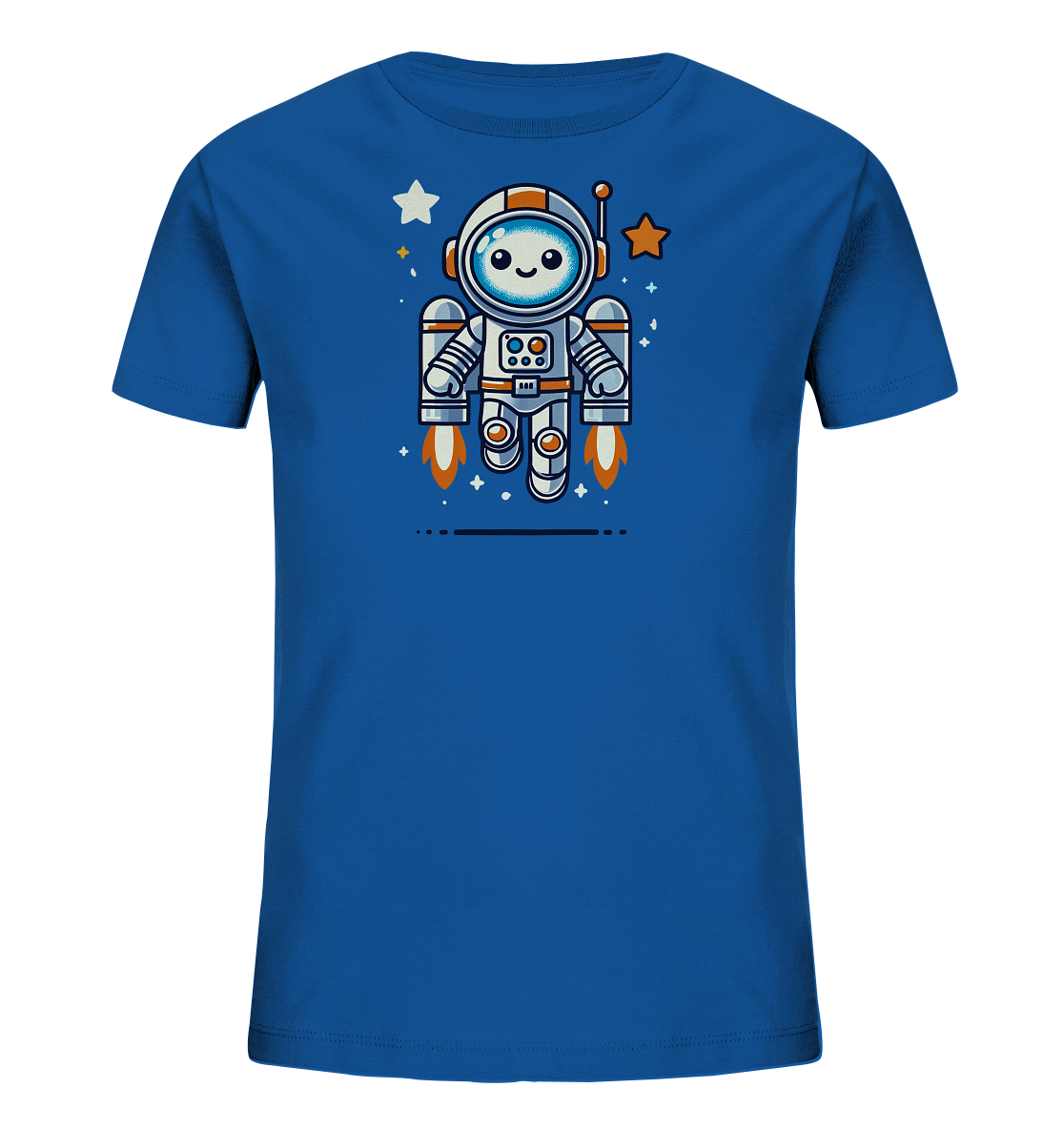 Kinder T-Shirt Astro-Roboter mit Jetpack - Kinder Bio T-Shirt