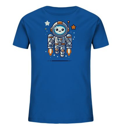 Kinder T-Shirt Astro-Roboter mit Jetpack - Kinder Bio T-Shirt
