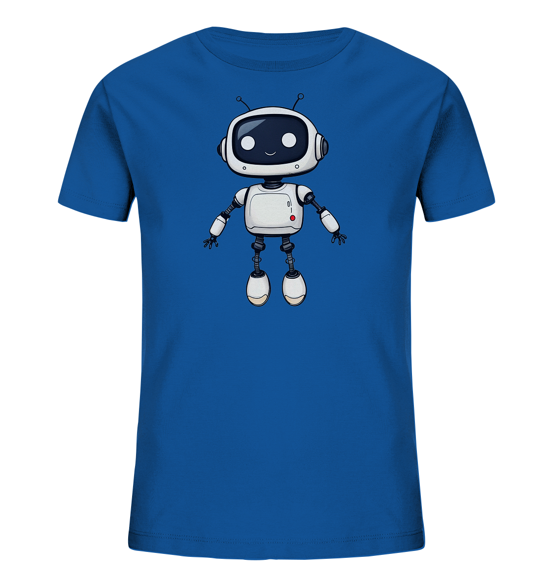 Kinder T-Shirt – Roboterfreund mit großen Augen