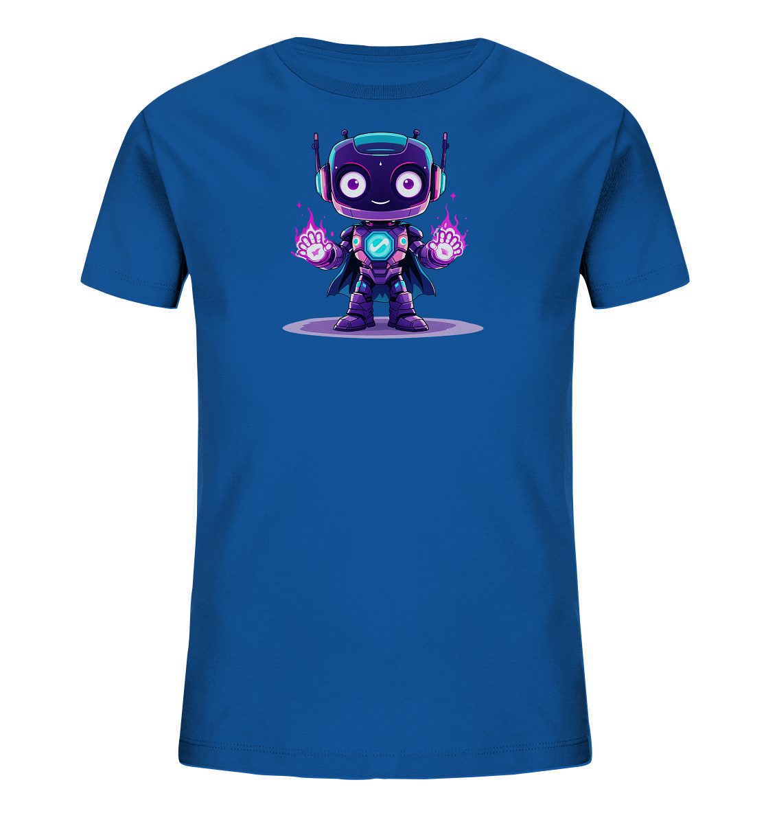 Onlineshop Shirts für Kinder - Das Bild zeigt ein neutrales, hellgraues T-Shirt für Kinder, ideal für den Alltag. Auf der Vorderseite befindet sich eine liebevoll gestaltete Grafik eines cartoonartigen Wals. Der Wal hat einen freundlichen Ausdruck und bläst eine Fontäne Wasser aus seinem Blasloch, begleitet von kleinen Wassertropfen. Das Design ist schlicht und ansprechend, perfekt für Jungen und Mädchen.