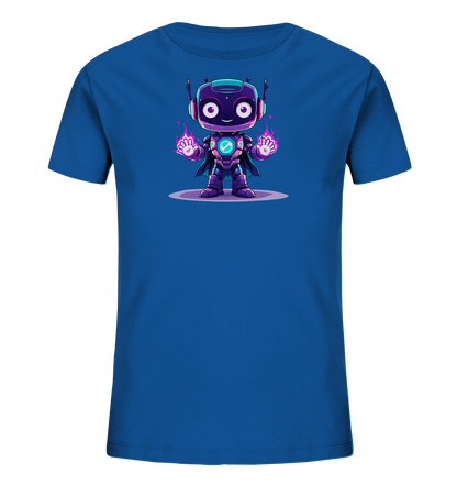 Onlineshop Shirts für Kinder - Das Bild zeigt ein neutrales, hellgraues T-Shirt für Kinder, ideal für den Alltag. Auf der Vorderseite befindet sich eine liebevoll gestaltete Grafik eines cartoonartigen Wals. Der Wal hat einen freundlichen Ausdruck und bläst eine Fontäne Wasser aus seinem Blasloch, begleitet von kleinen Wassertropfen. Das Design ist schlicht und ansprechend, perfekt für Jungen und Mädchen.