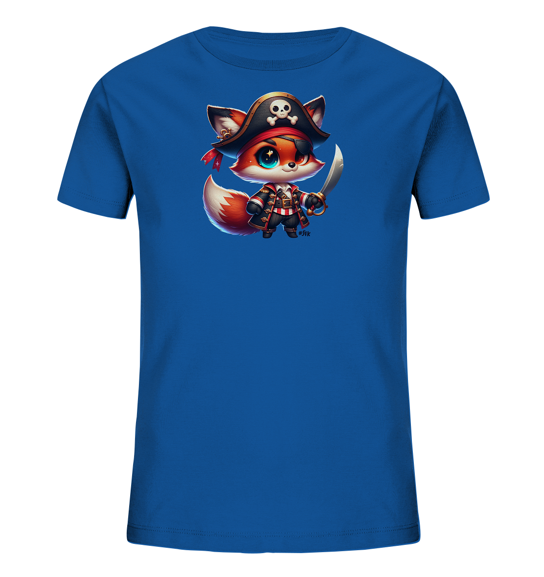 Kinder T-Shirt – Niedlicher Piratenfuchs sucht Abenteuer