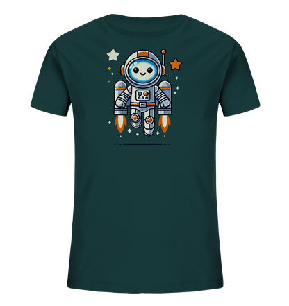 Kinder T-Shirt Astro-Roboter mit Jetpack - Kinder Bio T-Shirt
