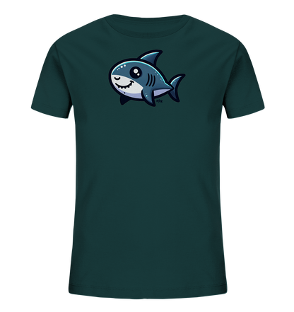 Kinder T-Shirt mit lachendem und zwinkerndem Hai