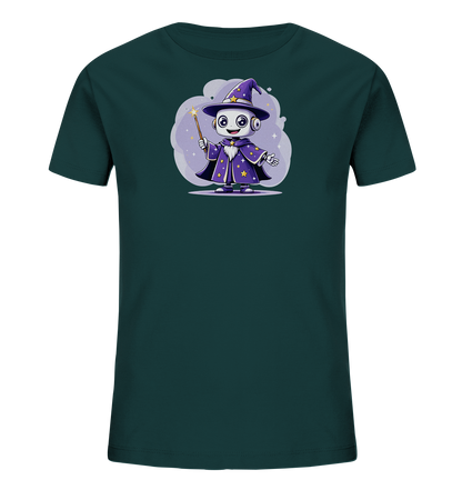 Kinder-T-Shirt | Roboter-Zauberer mit Sternen - Kinder Bio T-Shirt