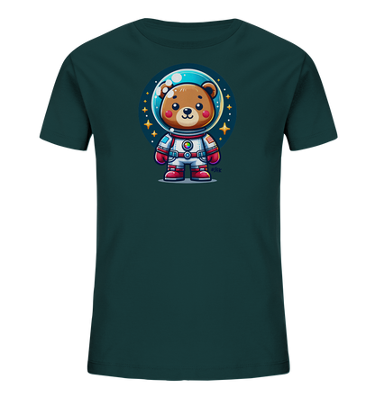 Kinder-T-Shirt mit Bär im Astronautenanzug