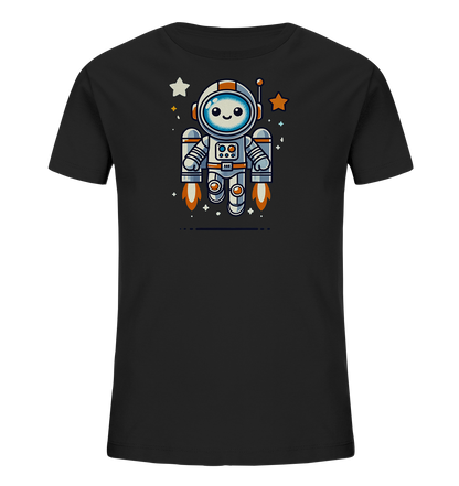 Kinder T-Shirt Astro-Roboter mit Jetpack - Kinder Bio T-Shirt