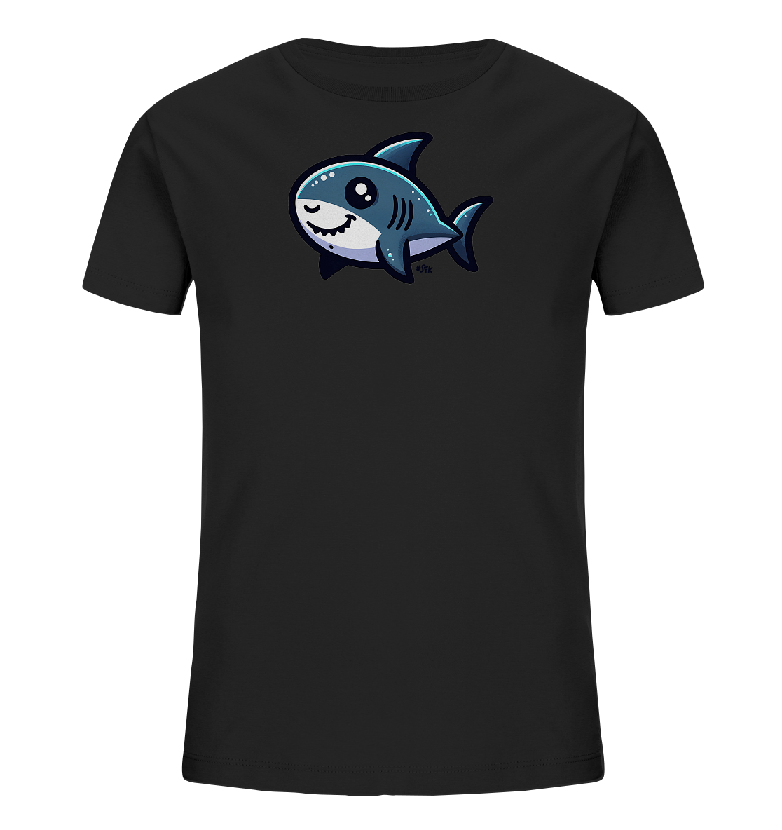 Kinder T-Shirt mit lachendem und zwinkerndem Hai