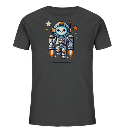 Kinder T-Shirt Astro-Roboter mit Jetpack - Kinder Bio T-Shirt